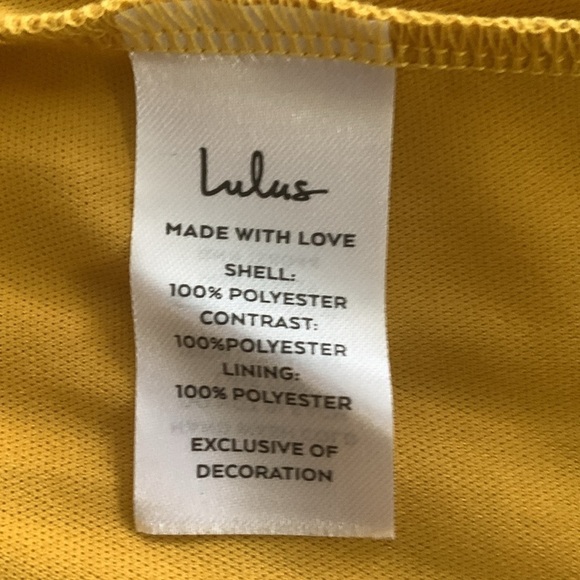 Lulus Yellow & Blue Pleated Maxi Dress Size L - Picture 11 of 14